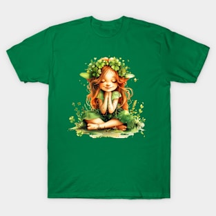 St. Patricks Day Fairy Shamrock Dreaming Saint Patrick's Day T-Shirt